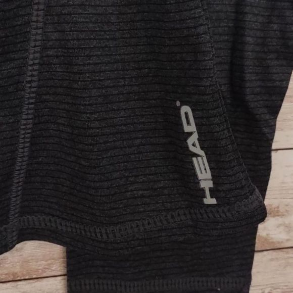 HEAD 1/2 Zip Up Pullover Workout Jacket Top Large - Picture 8 of 12